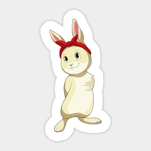 Rabbit with Bandana Sticker